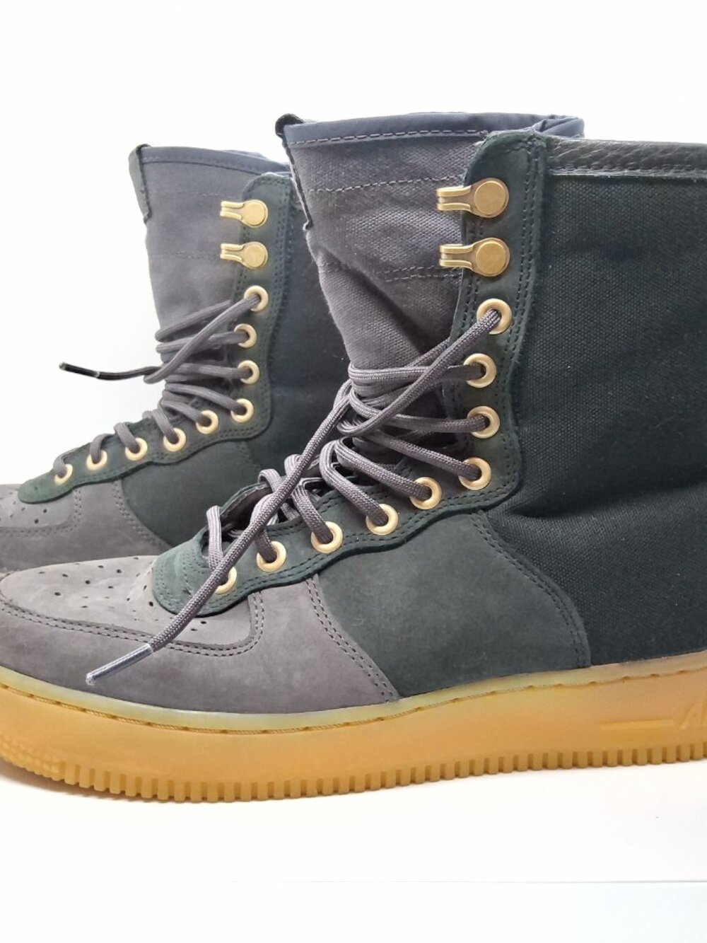 AF1 Nike SF Trainers Sneakers High Air Force Sherpa Size 8.5 Never Worn. No Box - Picture 5 of 16